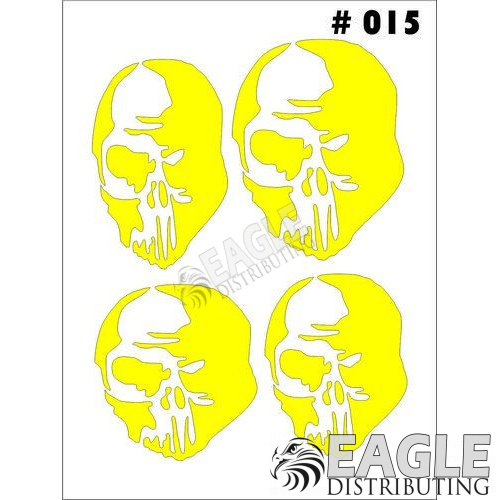 1/24-1/32 Paint Mask - Skull-TAY015