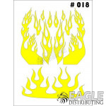 1/24-1/32 Paint Mask - Large Flame-TAY018