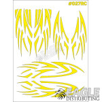 RC paint mask - Graphics 7.9 x 10.6 with transfer tape-TAY027RC