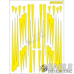 RC paint mask - Graphics 7.9 x 10.6 with transfer tape