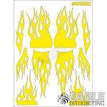 RC paint mask - Flame 7.9 x 10.6 with transfer tape