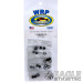 3/8 Solid Black Wheelie Wheels 6pr-WRPW26
