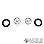 Drilled Ultralight Wheelie Wheels 6pr